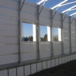 Commercial Polycore Canada Curtain Wall System for Pre Engineered Frames