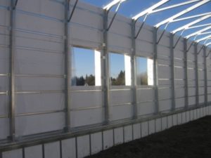 Commercial Polycore Canada Curtain Wall System for Pre Engineered Frames